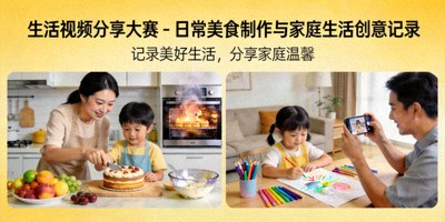 生活视频分享大赛 - 日常美食制作与家庭生活创意记录